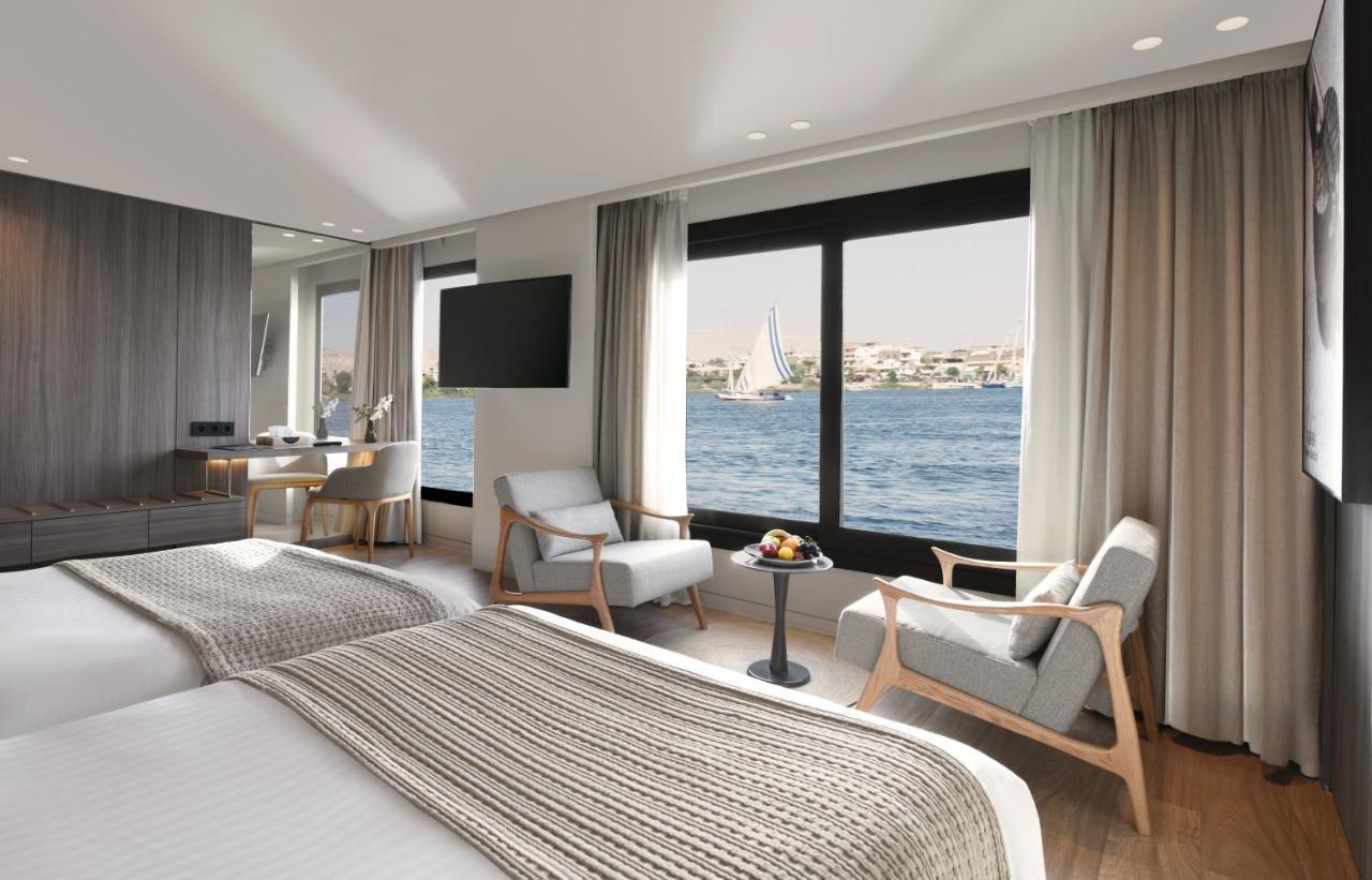 Historia The Boutique Hotel Nile Cruise - Every Monday From Luxor For 04 & 07 Nights - Every Friday From Aswan For 03 & 07 Nights מראה חיצוני תמונה